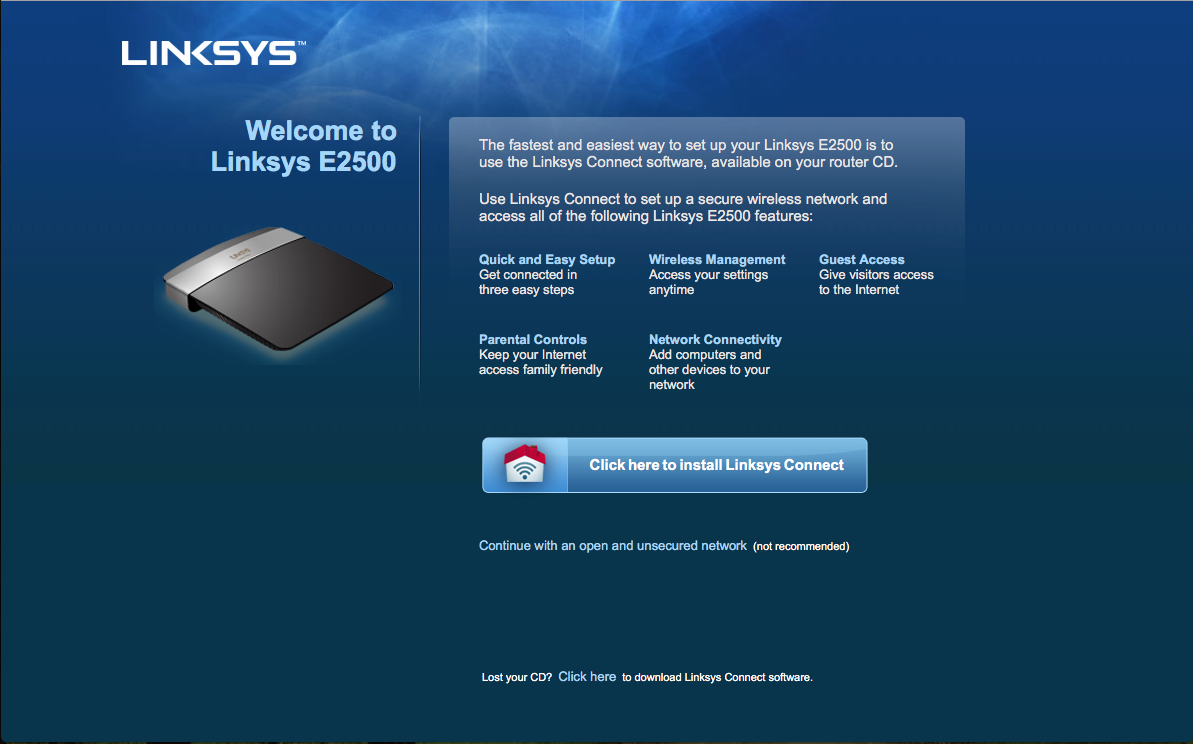 how to bypass linksys smart wifi setup